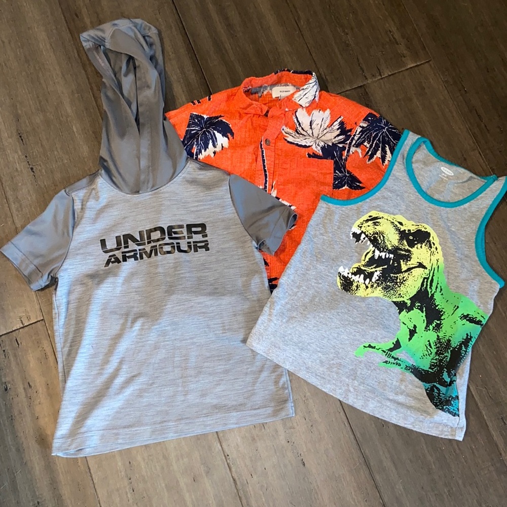 Assortment of boys shirts